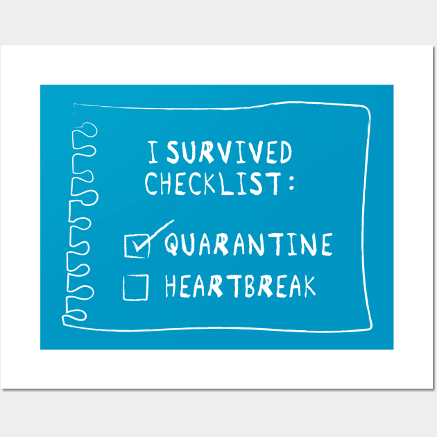 I survived quarantine Wall Art by Inspire Creativity